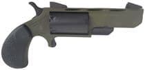 NAA Green Huntsman Gen 1 .22 LR SAO Revolver - OD Green, 2" Barrel - .22 LR