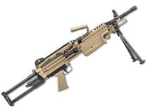 FN M249S Para Gen 1 Semi-Auto 5.56 NATO Rifle FDE, Adjustable Stock - 5.56 NATO