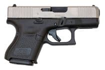 Glock 26 Gen 5 Compact 9mm Pistol - Black/Stainless, 10+1 Capacity - 9mm