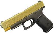 Glock G43X MOS Gen 1 Black & Gold 9mm Subcompact Optics-Ready Pistol - 9mm