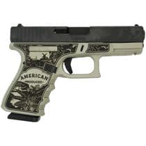 Glock 19 Gen 3 "American Made" Grey 9mm Compact Semi-Auto Handgun - 9mm