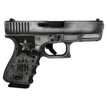 Glock 19 Gen3 Custom "Texas Silver" 9mm, 15-Rd Sem... - 9mm