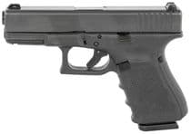 Glock G19 Gen4 9mm Compact Semi-Auto Pistol - 15RD Black Finish - 9mm