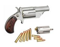 NAA Ranger II .22LR Mini-Revolver: Stainless Steel & Rosewood Elegance - view 2