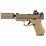 Glock 43X Hush Puppy 9mm 3.92" Barrel 10-Rounds Includes Hush Puppy Project Model 2 Suppressor, Holosun 407K Red Dot - view 2