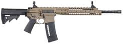 LWRC Six8-A5 Gen 2 Tactical 6.8mm Rifle - Black/FDE, Adjustable Stock - view 2
