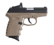 SCCY CPX-2 RD 9mm Compact Pistol w/ Crimson Trace Red Dot - FDE/Blk - view 2
