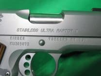 Kimber Ultra Raptor II 9mm Stainless Compact Pistol with Zebrawood Grips - view 4