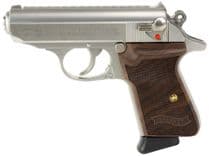 Walther PPK/S .380 ACP Stainless Walnut Grip Conceal Carry Pistol - view 3