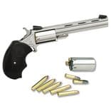 NAA MiniMaster .22 LR/WMR Stainless Revolver - Compact Precision - view 4