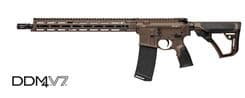 Daniel Defense DDM4 V7 5.56 NATO 16" AR15 - Brown Cerakote Precision - view 3