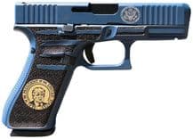 Glock G45 Gen5 MOS Presidential Blue 9mm, 17-Rd, "America First 47th" - view 2