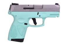 Taurus G2S 9mm Compact Pistol - Cyan Grip, 7+1 Capacity, Gen 2 - view 5