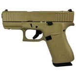 Glock 43X MOS Gen 1, 9mm FDE Compact, Optics-Ready Concealed Carry - view 2