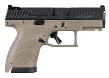 CZ P-10 S Sub-Compact 9mm, FDE/Black, 12rd, Tritium Sights - view 4