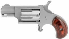 NAA Mini-Revolver: Compact Stainless .22 LR with Rubber Grip - view 2