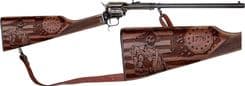 Rough Rider Rancher .22 LR SA Revolver - 16" Barrel, Engraved Stock - view 4