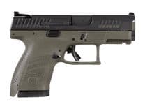 CZ P10 S 9mm OD Green Subcompact - Night Sights, 12-Rd - view 3