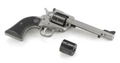 Ruger Super Wrangler .22 LR/Magnum Revolver - Silver Cerakote Finish - view 4