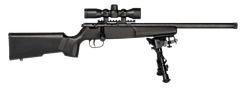 Savage Rascal Youth .22 LR Bolt-Action Rifle - AccuTrigger, Black/Blue - view 5