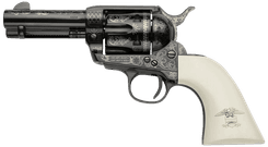Pietta Liberty Eagle 9mm Engraved Revolver - 3.5" Ultra Ivory Grip - view 2