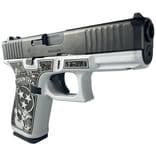 Glock 19 Gen5 Compact 9mm, Tennessee Navy Gray, 15-Round Pistol - view 3