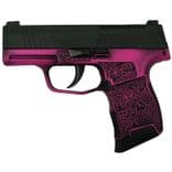 Sig Sauer P365 Pink Filligree 9mm Semi-Auto, Compact 3.1" Barrel, 10-Rd - view 2