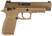 Sig Sauer P320 M17 9mm Coyote Tan DAO Semi-Auto Pistol with Night Sights - view 2