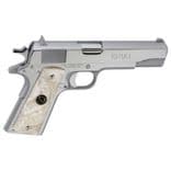 Iver Johnson 1911A1 .45 ACP 5in Hard Chrome White Pearl - view 2