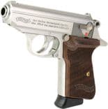 Walther PPK/S .380 ACP Stainless Walnut Grip Conceal Carry Pistol - view 4