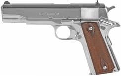 Colt 1911 Gov .45 ACP Pistol - Stainless Steel & Rosewood Grips - view 3