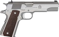 Springfield 1911 Mil-Spec .45 ACP Stainless Classic Pistol - view 3