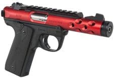 Ruger Mark IV 22/45 Lite .22 LR Semi-Auto - Black/Red Finish - view 3