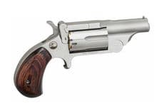 NAA Ranger II .22LR Mini-Revolver: Stainless Steel & Rosewood Elegance - view 3