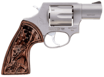 Taurus 605 Patriot .38 Special +P Revolver - USA Flag Walnut Grip - view 2