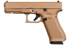 Glock 17 Gen 5 Dark Earth 9MM - Reliable Semi-Auto Handgun - view 2
