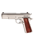 Colt Elite .38 Super SAO - High Polish Stainless with Rosewood Grip - view 2