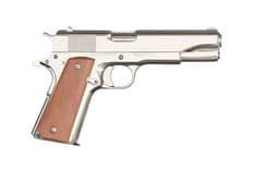 Rock Island GI Standard FS .38 Super Nickel 5" 9-Rd Semi-Auto Pistol - view 3