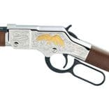 Henry Golden Eagle .22 Short Lever Rifle - 20" Nickel/Blued Classic - view 3
