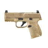 FN 509C MRD Compact 9mm - FDE, DAO, 10+1, Ambi Safety - view 2