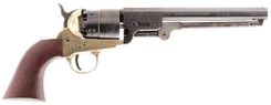 Traditions 1851 Navy Engraved Nickel .44 Cal Black Powder Revolver - view 2
