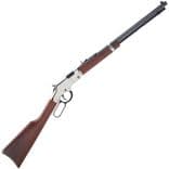 Henry Silver Boy .22 WMR Lever Action Rifle, 20.5" Nickel Walnut - view 3
