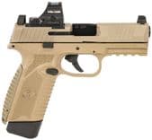 FN 545 MRD .45 ACP Pistol w/Holosun Red Dot - FDE Finish - view 2