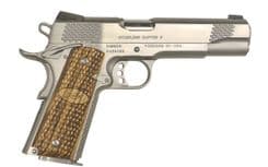 Kimber Raptor II 1911 9mm Pistol - Stainless, Zebrawood Grips, Night Sights - view 3