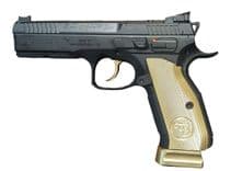 CZ Shadow 2 Gold Digger 9mm - Black & Gold, 19+1 Rd Precision Pistol - view 2