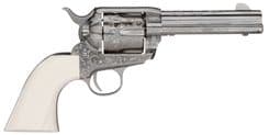 Taylors & Co Outlaw Legacy .357 Mag Revolver - Nickel Engraved - view 2