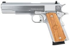 TriStar American Classic Gov 1911 Chrome .45 ACP Wood Grip Pistol - view 2