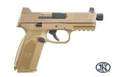 FN 545 Tactical .45 ACP Pistol - Night Sights, FDE Finish - view 5