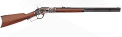 Uberti 1873 Sporting Rifle: .45 Colt, Case-Hardened, Walnut Stock - view 2