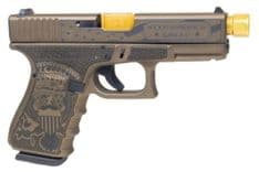 Glock 19 Gen3 "Patriot Edition" 9mm Compact Pistol - FDE Cerakote - view 3
